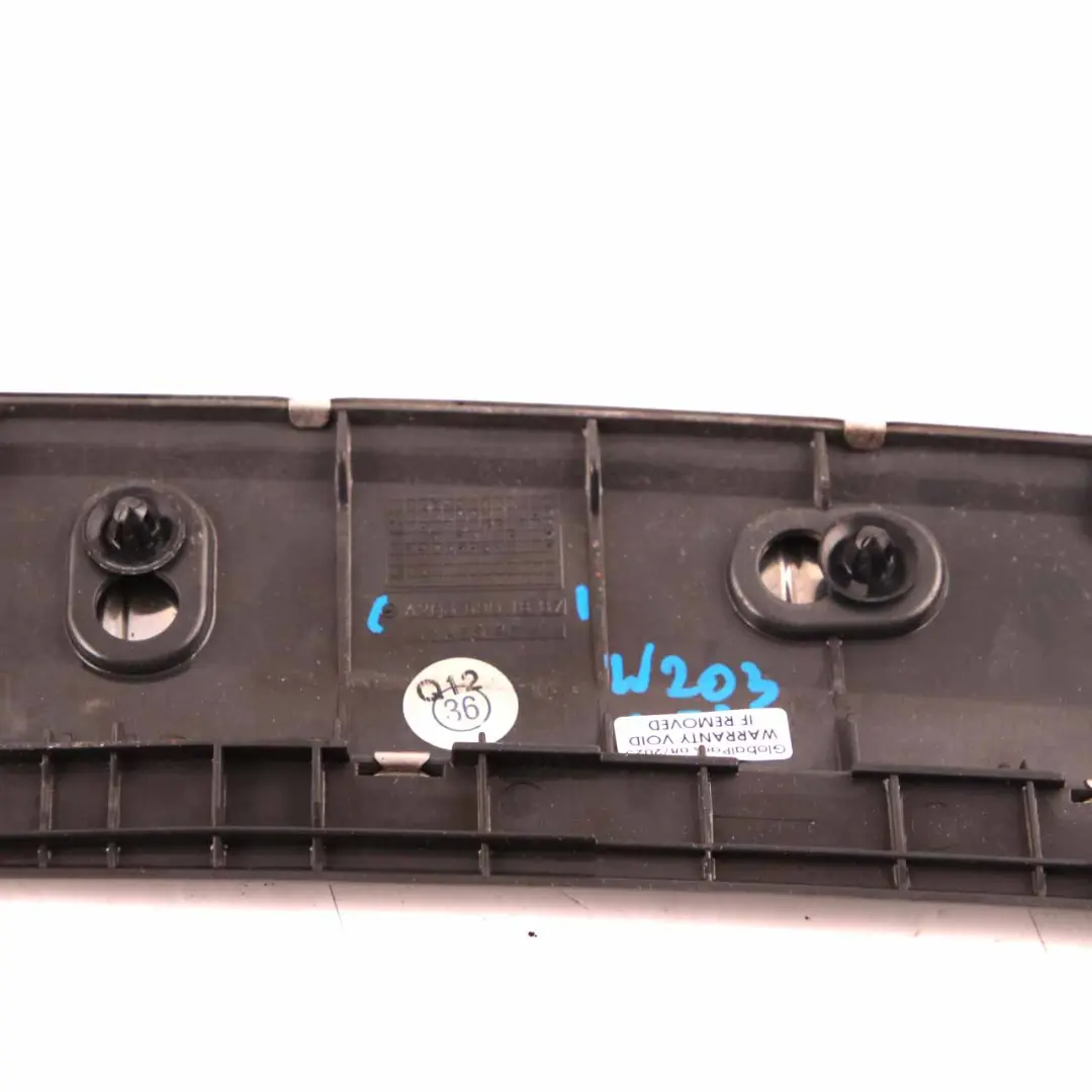 Trunk Tailgate Loading Sill Edge Trim Cover to Mercedes W203 Estate with Part number A2036901887 Mercedes W203 Estate Trunk Tailgate Loading Sill Edge Trim Cover - SKU A2036901887 - Part number A2036901887