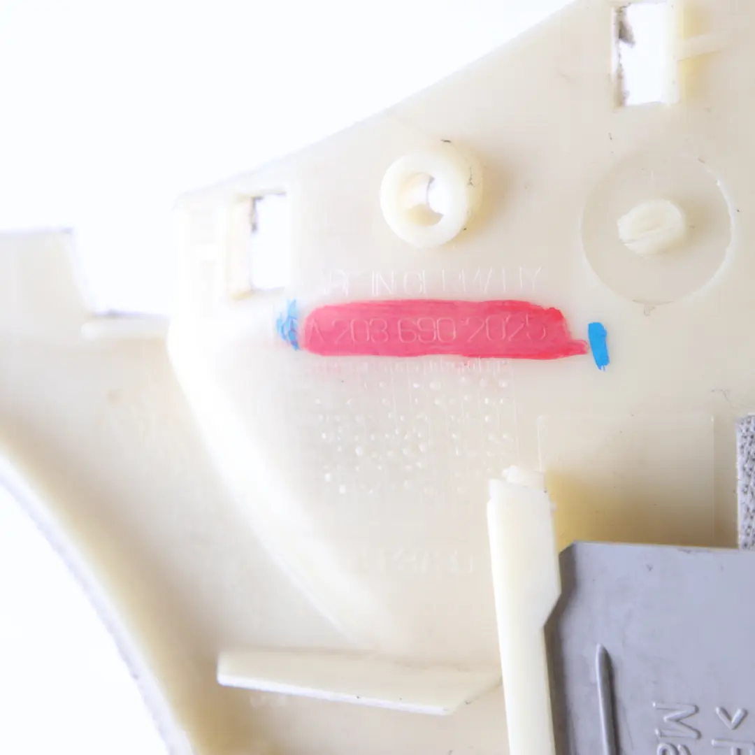 C-Pillar Trim Panel Cover Rear Right O/S Grey to Mercedes W203 Estate with Part number A2036902025 Mercedes W203 Estate C-Pillar Trim Panel Cover Rear Right O/S Grey - SKU A2036902025 - Part number A2036902025