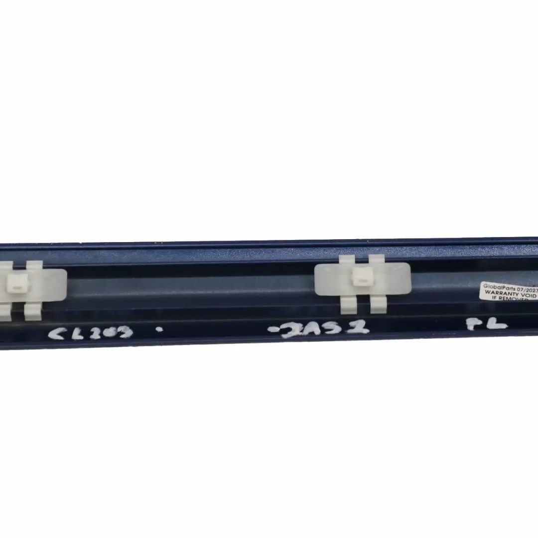 Mercedes CL203 Bande de Porte Avant Gauche Bande de Moulure Jaspisblau Bleu 345 - SKU A2036902982-JAS2 - Numéro de pièce A2036902982