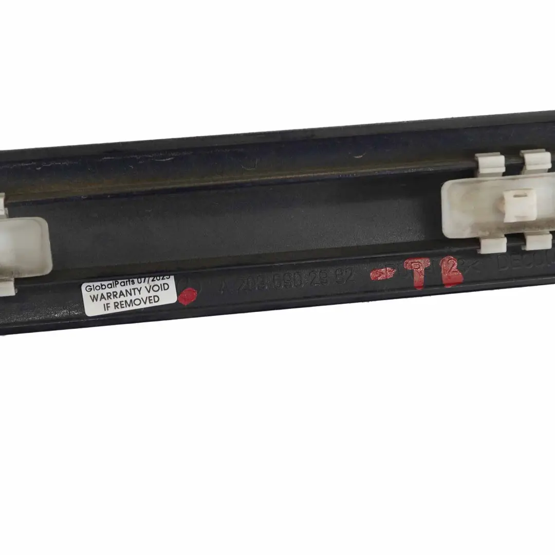 Mercedes CL203 Door Strip Front Left N/S Trim Moulding Strip Tanzanite Blue 359 - SKU A2036902982-TB - Part number A2036902982