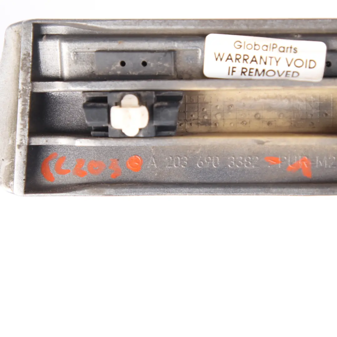 Wing Fender Cover Front Left Side Panel Obsidian Black 197U to Mercedes CL203 with Part number A2036903382 Mercedes CL203 Wing Fender Cover Front Left Side Panel Obsidian Black 197U - SKU A2036903382-1 - Part number A2036903382