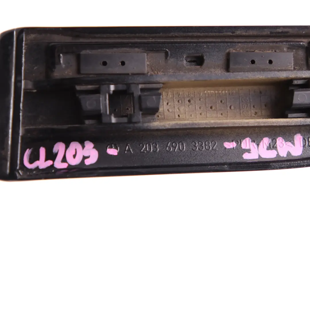 Mercedes CL203 Wing Fender Cover Front Left Side Panel Schwarz Black - 040 - SKU A2036903382-SCW - Part number A2036903382