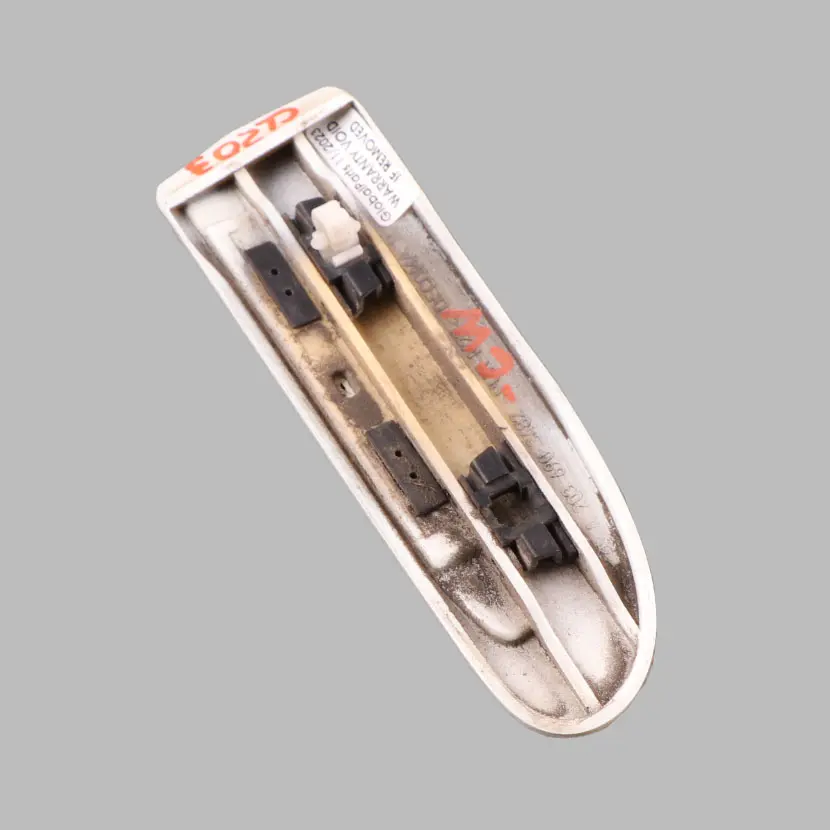 Wing Fender Cover Front Right O/S Trim Calcite White to Mercedes CL203 with Part number A2036903482 Mercedes CL203 Wing Fender Cover Front Right O/S Trim Calcite White - SKU A2036903482-CW - Part number A2036903482