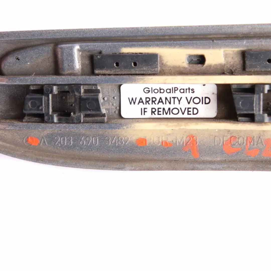 Wing Fender Cover Front Right Side Panel Palladium Silver 792 to Mercedes CL203 with Part number A2036903482 Mercedes CL203 Wing Fender Cover Front Right Side Panel Palladium Silver 792 - SKU A2036903482-PAL - Part number A2036903482