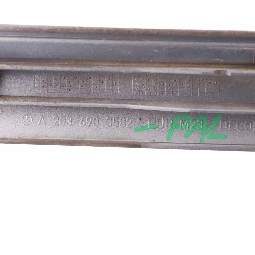 Door Moulding Strip Mercedes CL203 Front Left N/S Trim Cover Palladium Silver to with Part number A2036903582 Door Moulding Strip Mercedes CL203 Front Left N/S Trim Cover Palladium Silver - SKU A2036903582-PAL - Part number A2036903582