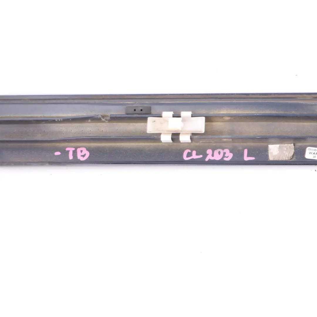 Door Moulding Strip Mercedes CL203 Front Left N/S Trim Cover Tanzanite Blue 359 to with Part number A2036903582 Door Moulding Strip Mercedes CL203 Front Left N/S Trim Cover Tanzanite Blue 359 - SKU A2036903582-TB - Part number A2036903582