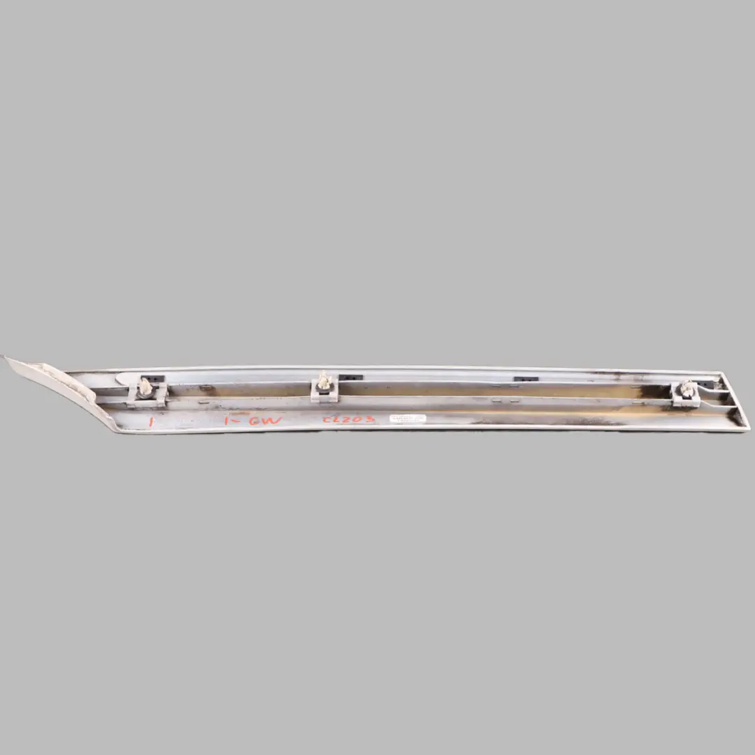 Molding Trim Rear Door Left N/S Cover Strip Calcite White - 650 to Mercedes CL203 with Part number A2036903782 Mercedes CL203 Molding Trim Rear Door Left N/S Cover Strip Calcite White - 650 - SKU A2036903782-CW - Part number A2036903782