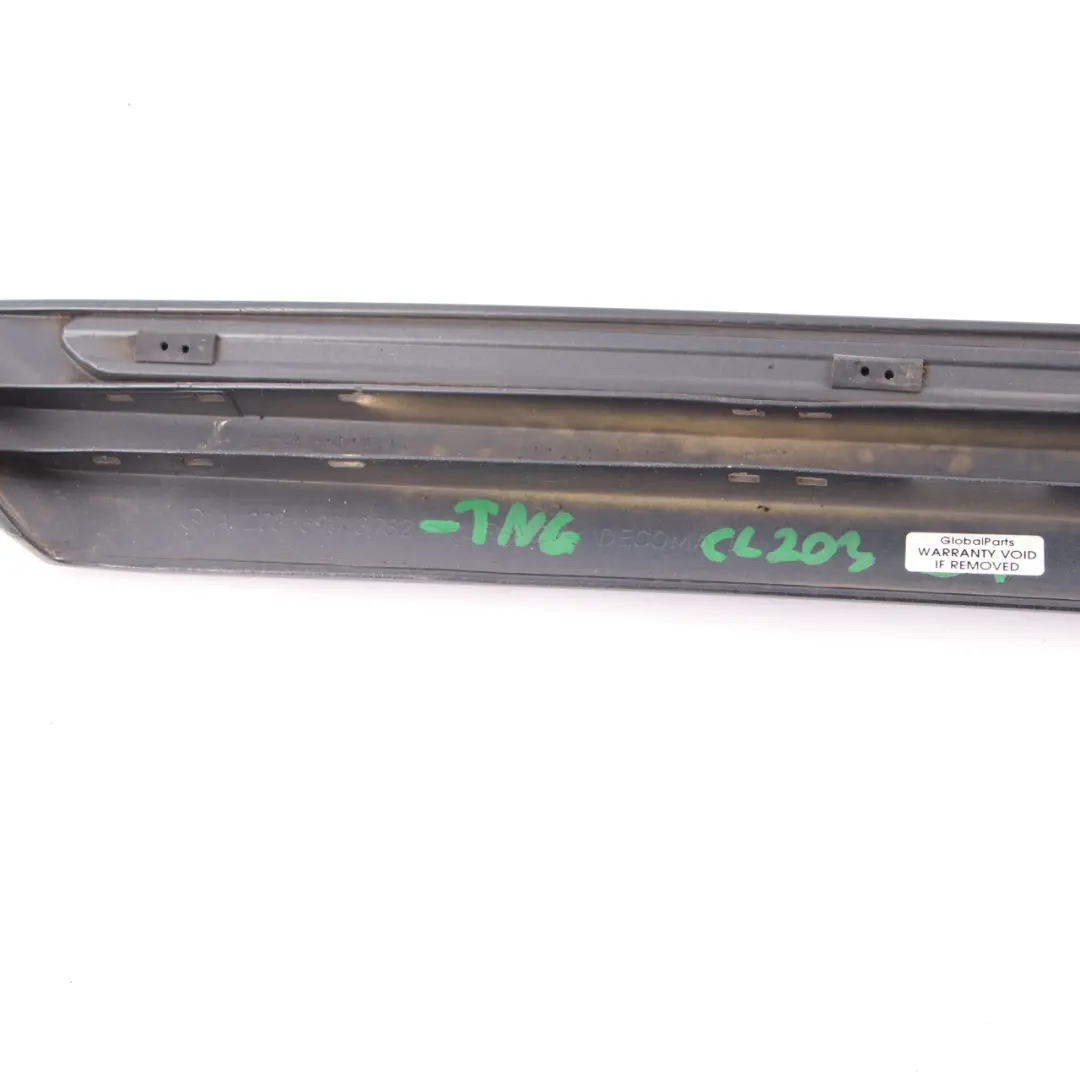 Molding Trim Rear Left N/S Cover Strip Door Tenoritgrau Grey 755 to Mercedes CL203 with Part number A2036903782 Mercedes CL203 Molding Trim Rear Left N/S Cover Strip Door Tenoritgrau Grey 755 - SKU A2036903782-TNG - Part number A2036903782