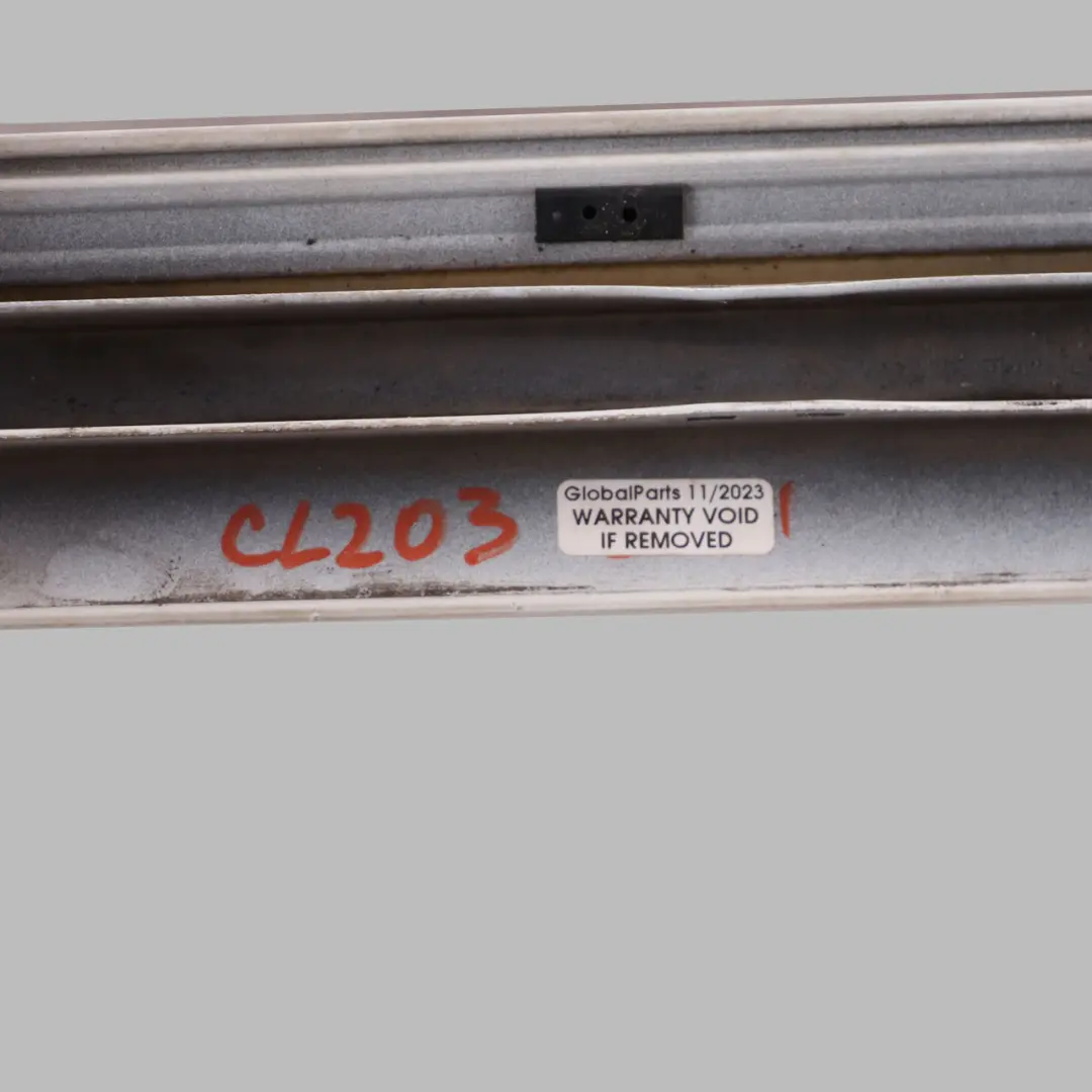 Right O/S Molding Trim Strip Calcite White - 650 Mercedes CL203 Rear - SKU A2036903882-CW - Part number A2036903882