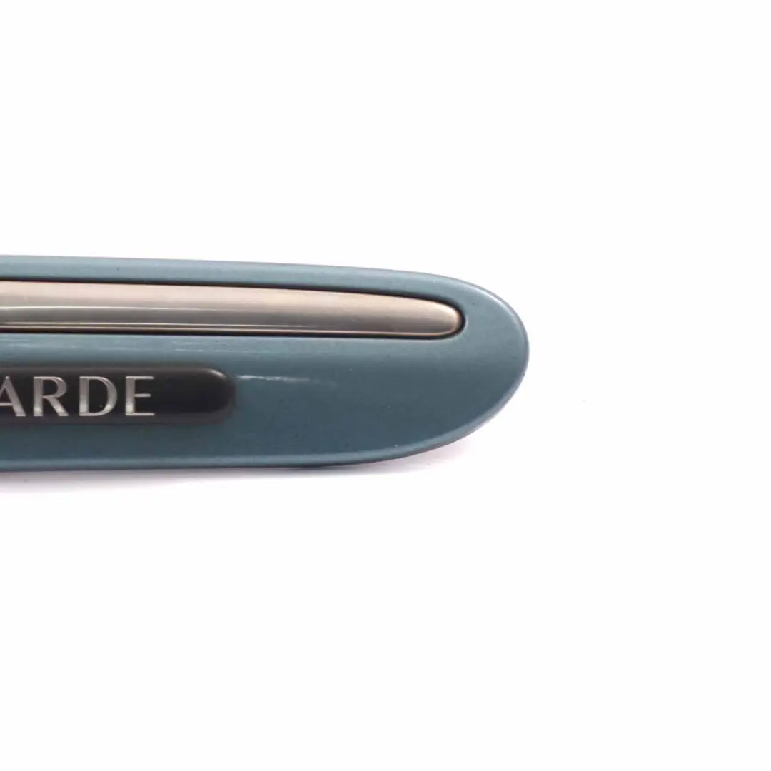 Fender Trim Front Right O/S Moulding Aragonite Blue to Mercedes W203 with Part number A2036904862 Mercedes W203 Fender Trim Front Right O/S Moulding Aragonite Blue - SKU A2036904862-ABM - Part number A2036904862