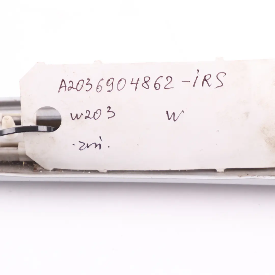 Mercedes W203 Striscia modanatura parafango anteriore destro Iridium Silver 775 - SKU A2036904862-IRS - Numero di parte A2036904862
