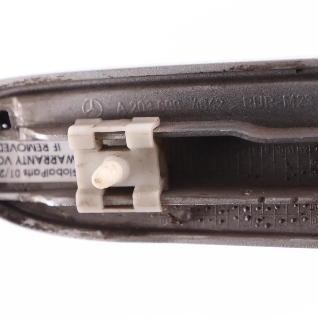 Front Right O/S Fender Trim Molding Strip Iridium Silver - 775 to Mercedes W203 with Part number A2036904862 Mercedes W203 Front Right O/S Fender Trim Molding Strip Iridium Silver - 775 - SKU A2036904862-IRS - Part number A2036904862