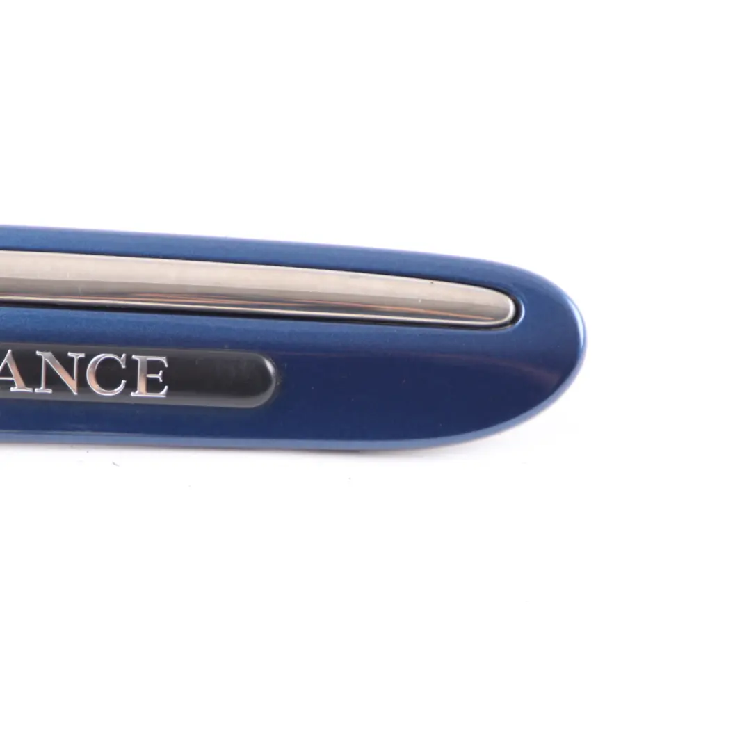 Fender Trim Front Right O/S Molding Strip Jaspis Blue to Mercedes W203 with Part number A2036904862 Mercedes W203 Fender Trim Front Right O/S Molding Strip Jaspis Blue - SKU A2036904862-JAR - Part number A2036904862