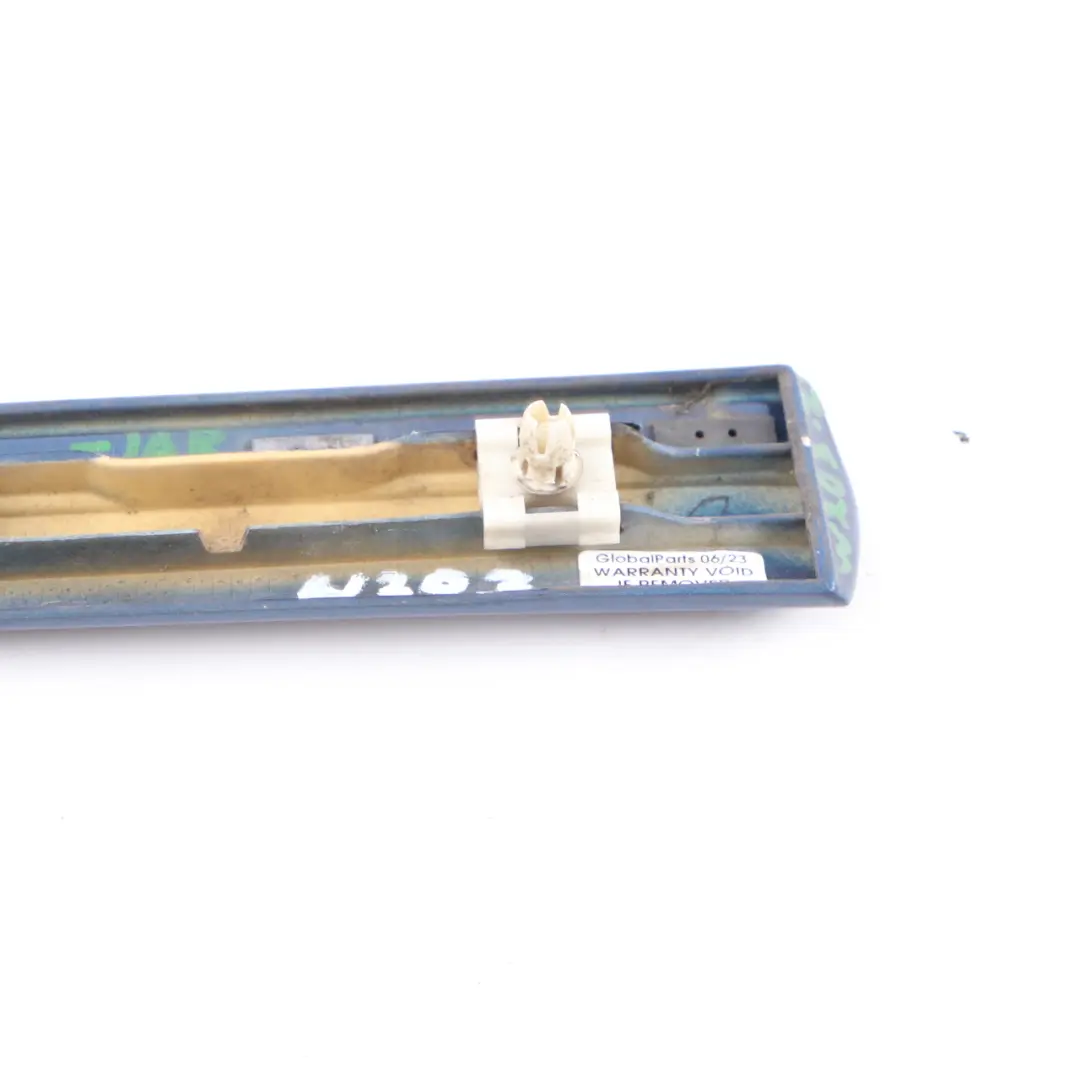 Fender Trim Front Right O/S Molding Strip Jaspis Blue to Mercedes W203 with Part number A2036904862 Mercedes W203 Fender Trim Front Right O/S Molding Strip Jaspis Blue - SKU A2036904862-JAR - Part number A2036904862