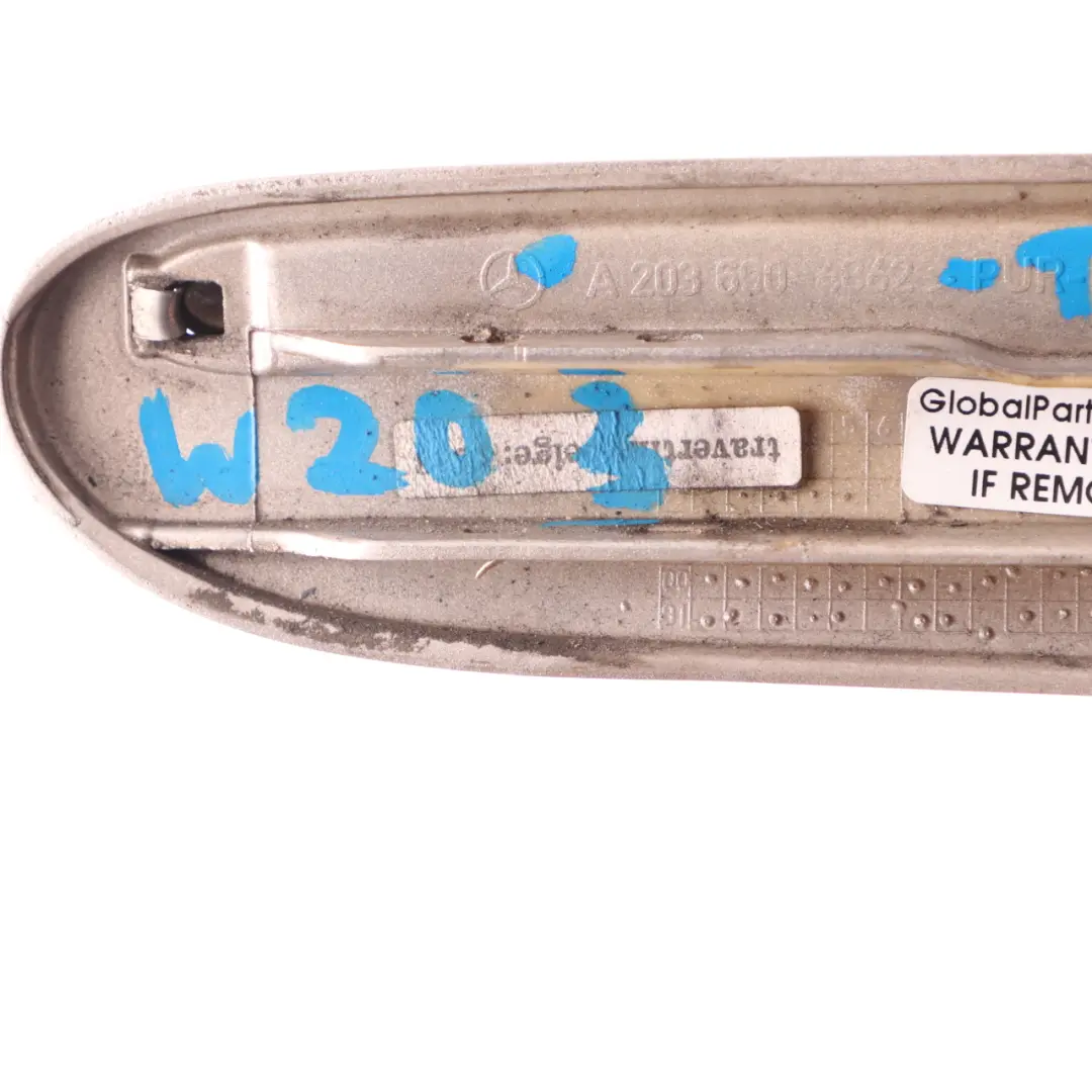 Fender Trim Molding Front Right O/S Strip Travertine Beige - 693 to Mercedes W203 with Part number A2036904862 Mercedes W203 Fender Trim Molding Front Right O/S Strip Travertine Beige - 693 - SKU A2036904862-TRB1 - Part number A2036904862