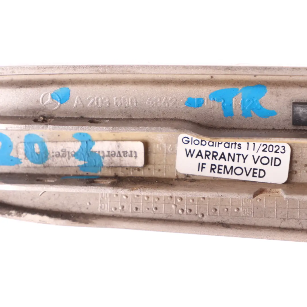 Fender Trim Molding Front Right O/S Strip Travertine Beige - 693 to Mercedes W203 with Part number A2036904862 Mercedes W203 Fender Trim Molding Front Right O/S Strip Travertine Beige - 693 - SKU A2036904862-TRB1 - Part number A2036904862