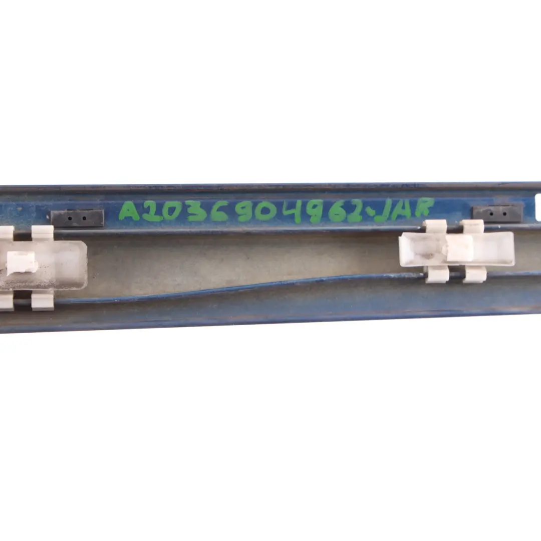Mercedes W203 Door Trim Moulding Strip Front Left N/S Jaspis Blue Metallic - 345 - SKU A2036904962-JAR - Part number A2036904962