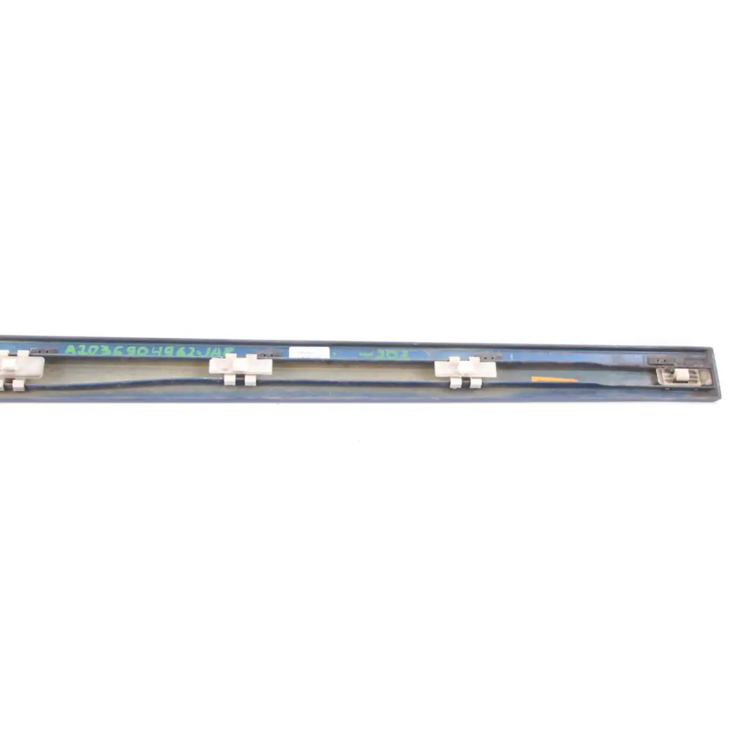 Mercedes W203 Door Trim Moulding Strip Front Left N/S Jaspis Blue Metallic - 345 - SKU A2036904962-JAR - Part number A2036904962