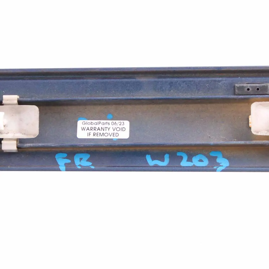 Mercedes W203 Door Trim Moulding Strip Front Right O/S Cover Jaspis Blue - 345 - SKU A2036905062-JAR - Part number A2036905062