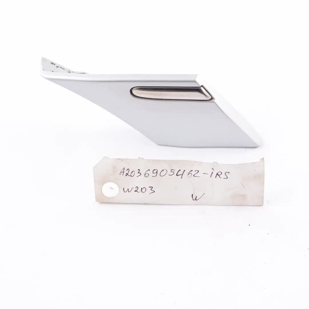 Fender Trim Molding Strip Rear Right O/S Iridium Silver - 775 to Mercedes W203 with Part number A2036905462 Mercedes W203 Fender Trim Molding Strip Rear Right O/S Iridium Silver - 775 - SKU A2036905462-IRS - Part number A2036905462