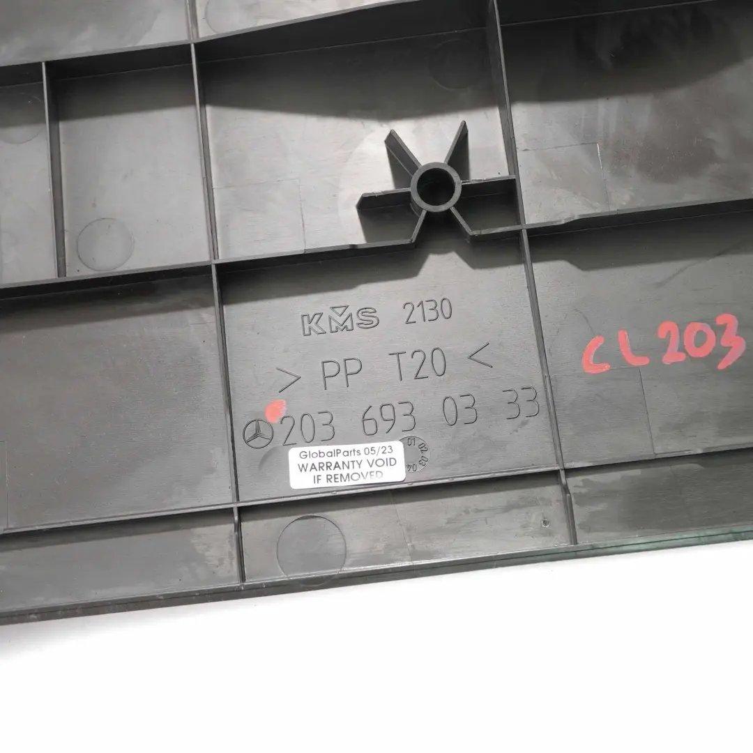  Piano bagagliaio Mercedes W203 W209 Pannello rivestimento anteriore - SKU A2036930333 - Numero di parte A2036930333