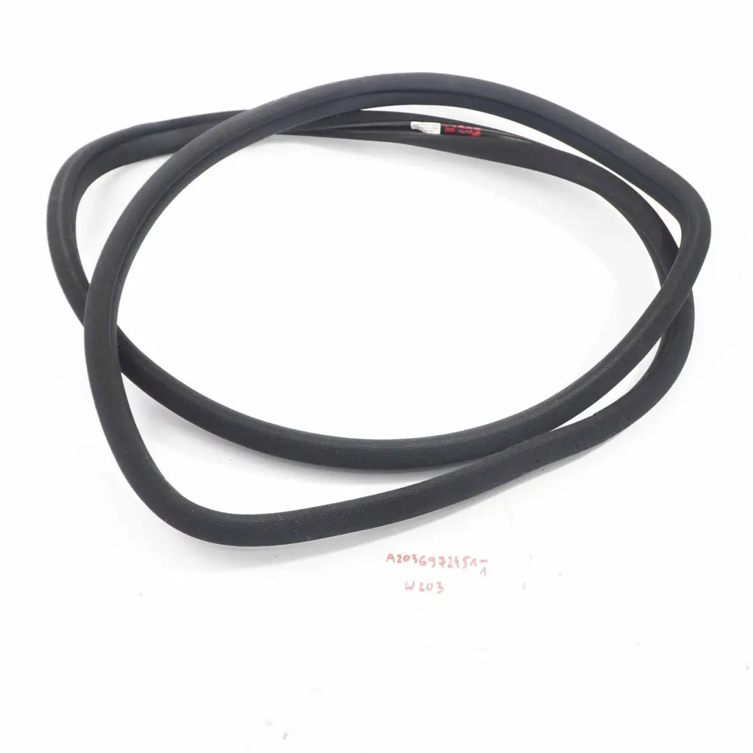 Mercedes W203 Rear Door Seal Frame Gasket Left Right N/O/S Black - SKU A2036972451-1 - Part number A2036972451