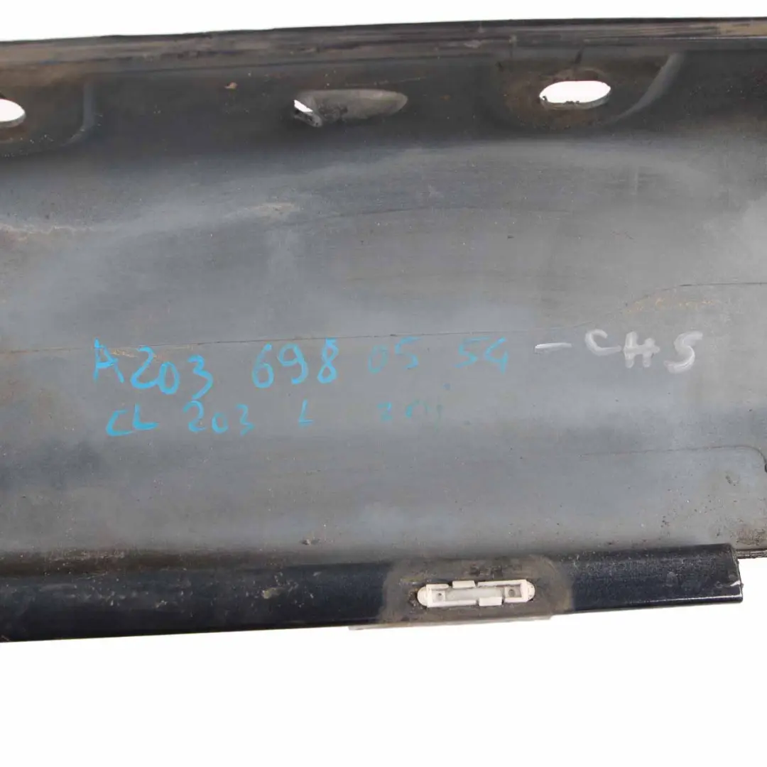 Mercedes CL203 Side Skirt Cover Sill Trim Panel Left N/S Chromite Black - 112 - SKU A2036980554-CHS - Part number A2036980554