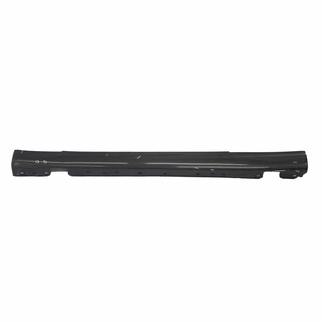 Side Skirt Cover Sill Trim Panel Left N/S Obsidian Black - 197 Mercedes CL203 - SKU A2036980554-OB2 - Part number A2036980554