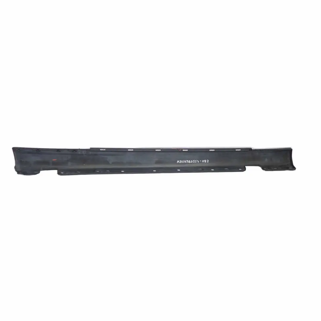Mercedes CL203 Pannello rivestimento soglia laterale sinistra nero ossidiana 197 - SKU A2036980554-OB2 - Numero di parte A2036980554