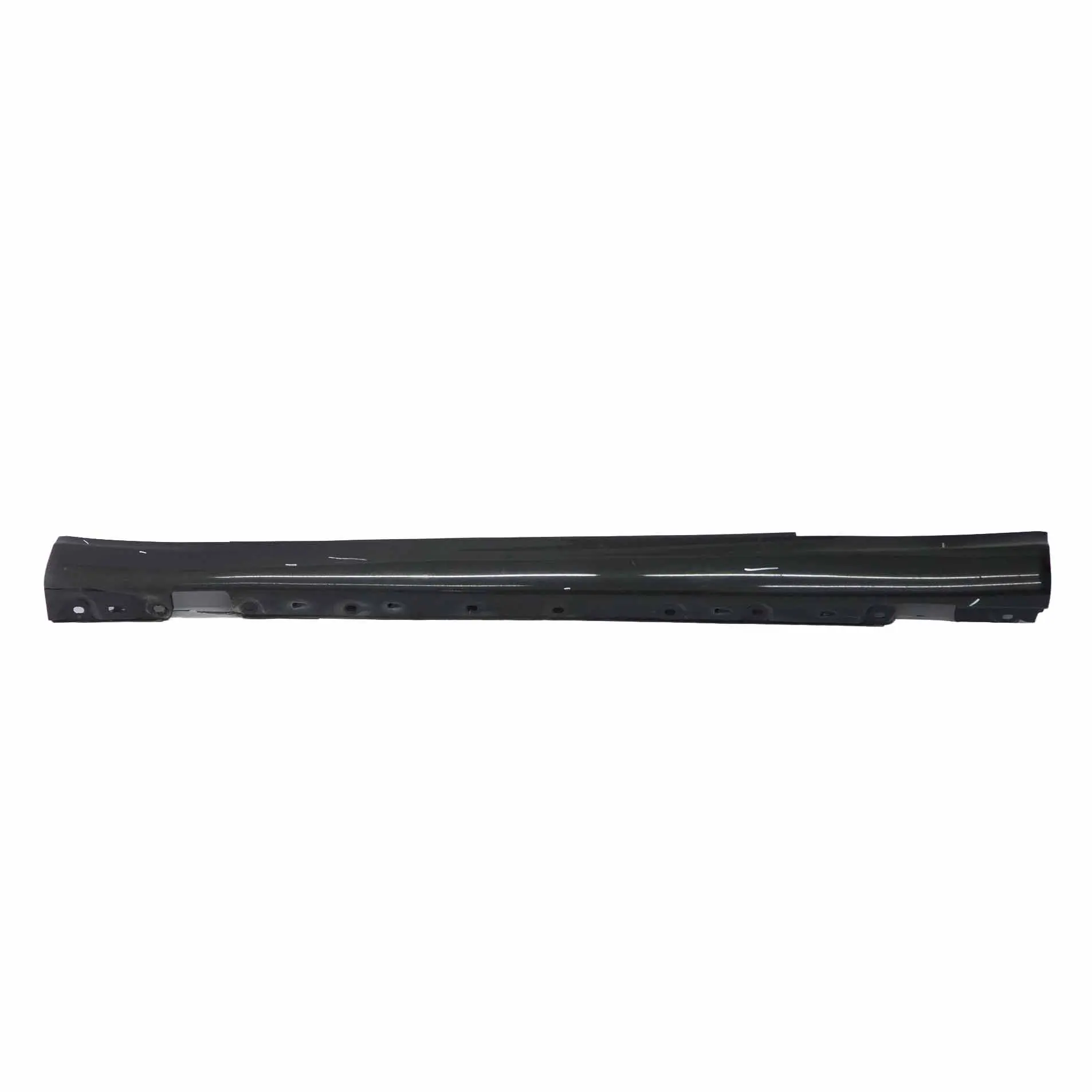 Mercedes CL203 Side Skirt Cover Sill Trim Panel Left N/S Obsidian Black - 197