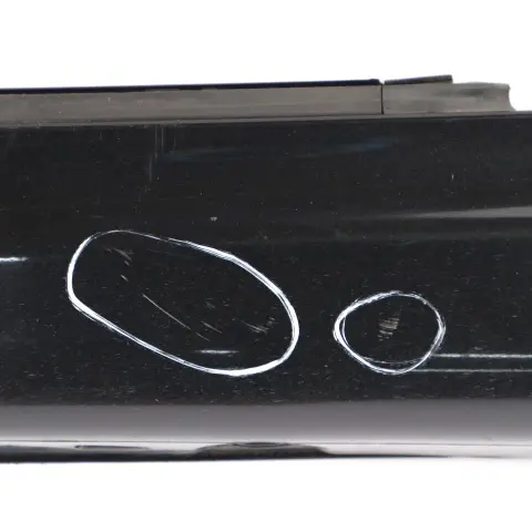 Mercedes CL203 Side Skirt Cover Sill Trim Panel Left N/S Obsidian Black - 197 - SKU A2036980554-OB4 - Part number A2036980554