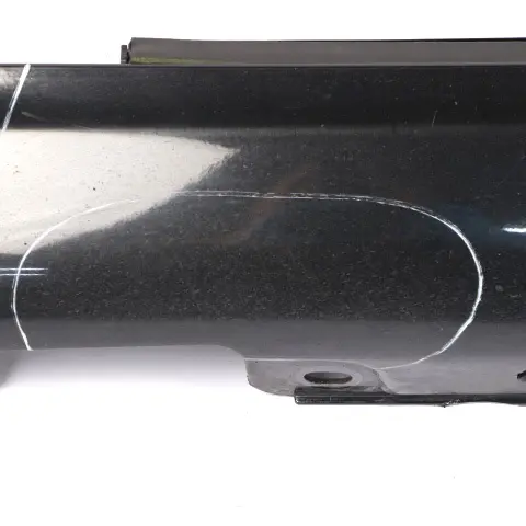 Mercedes CL203 Side Skirt Cover Sill Trim Panel Left N/S Obsidian Black - 197 - SKU A2036980554-OB4 - Part number A2036980554