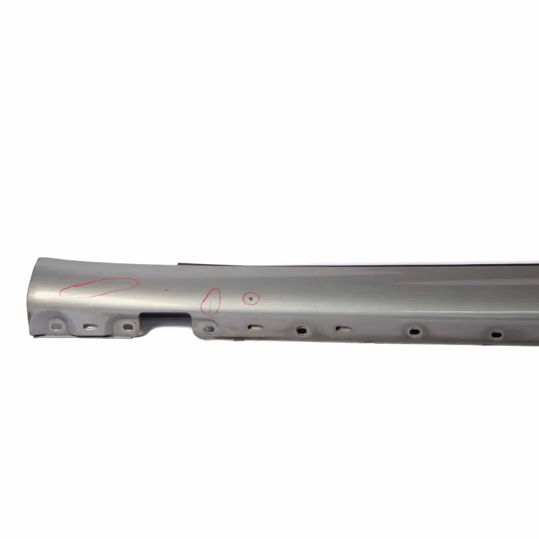 Side Skirt Cover Sill Trim Panel Left N/S Palladium Silver - 792 to Mercedes CL203 with Part number A2036980554 Mercedes CL203 Side Skirt Cover Sill Trim Panel Left N/S Palladium Silver - 792 - SKU A2036980554-PAL - Part number A2036980554