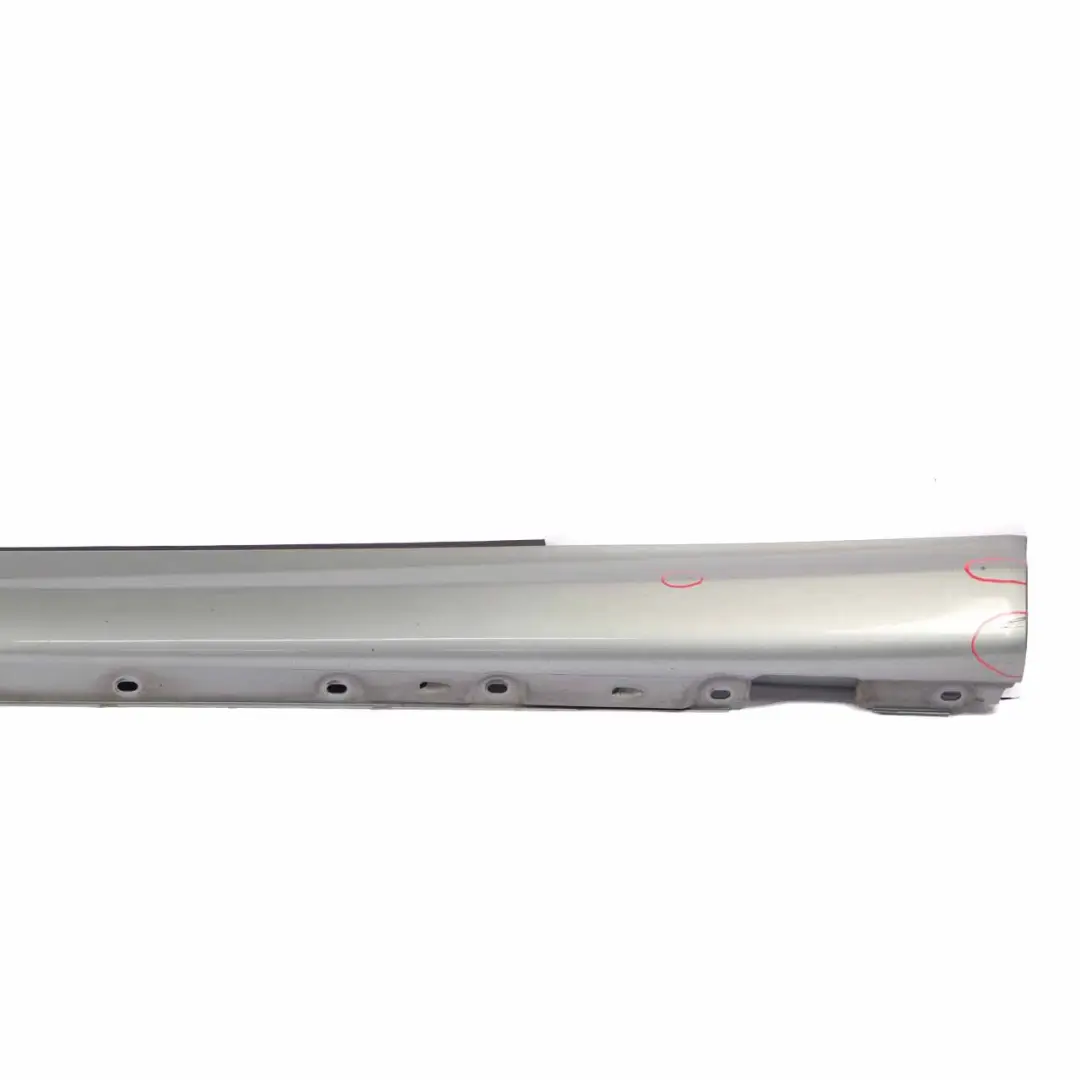 Mercedes CL203 Side Skirt Cover Sill Trim Panel Left N/S Palladium Silver - 792 - SKU A2036980554-PAL - Part number A2036980554