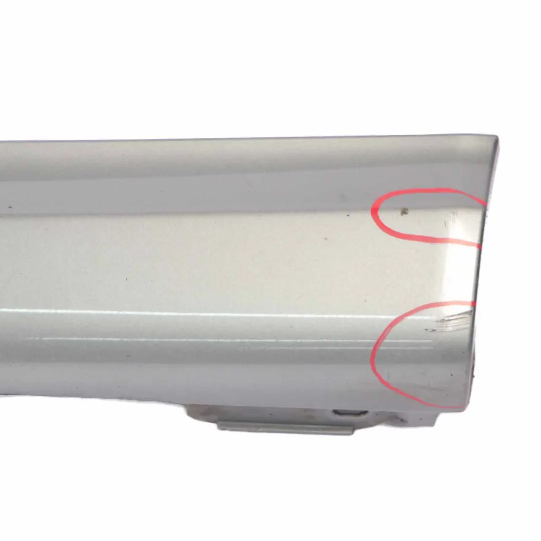 Side Skirt Cover Sill Trim Panel Left N/S Palladium Silver - 792 to Mercedes CL203 with Part number A2036980554 Mercedes CL203 Side Skirt Cover Sill Trim Panel Left N/S Palladium Silver - 792 - SKU A2036980554-PAL - Part number A2036980554