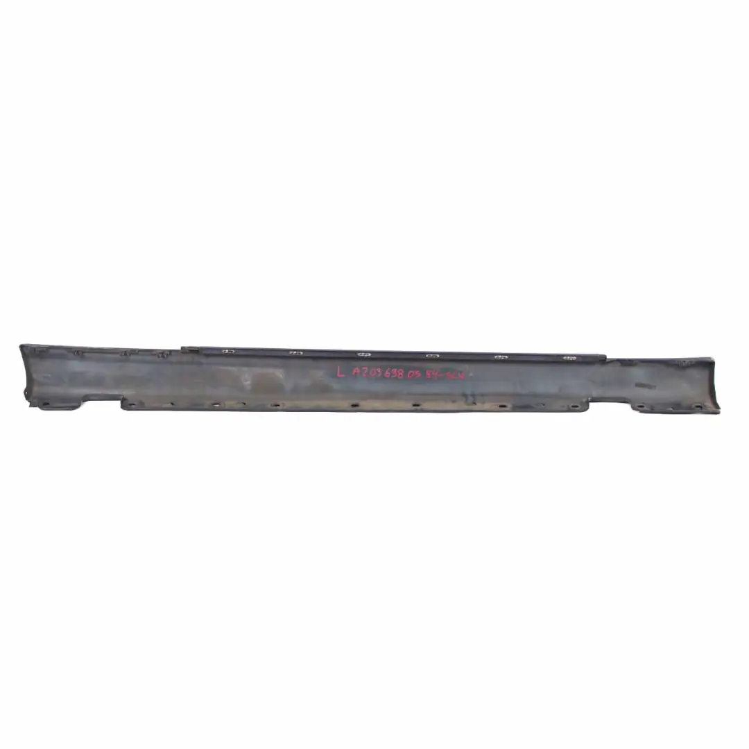 Side Skirt Cover Sill Trim Panel Left N/S Schwarz Black - 040 to Mercedes CL203 with Part number A2036980554 Mercedes CL203 Side Skirt Cover Sill Trim Panel Left N/S Schwarz Black - 040 - SKU A2036980554-SCH - Part number A2036980554