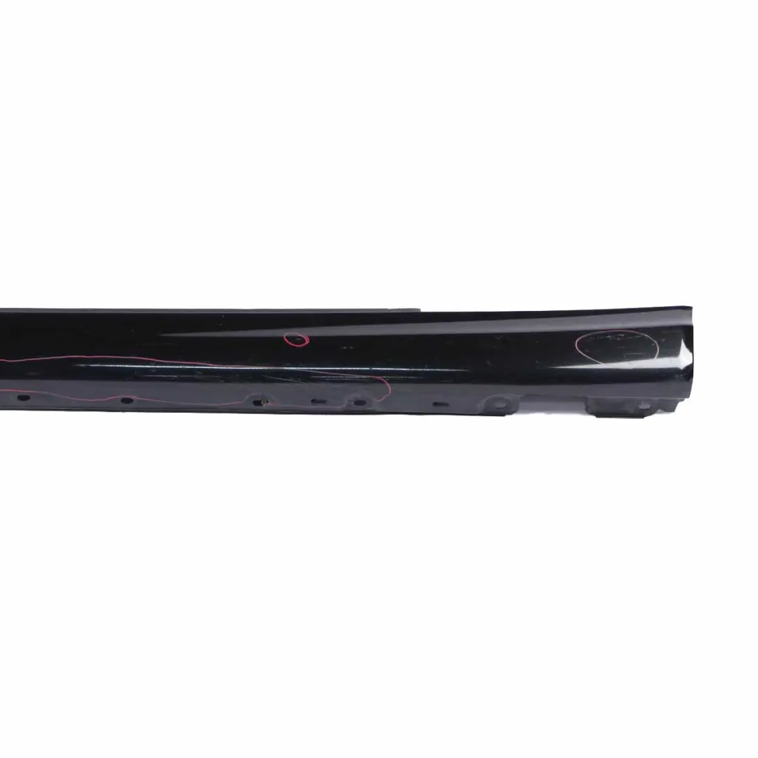 Mercedes CL203 Side Skirt Cover Sill Trim Panel Left N/S Schwarz Black - 040 - SKU A2036980554-SCH - Part number A2036980554