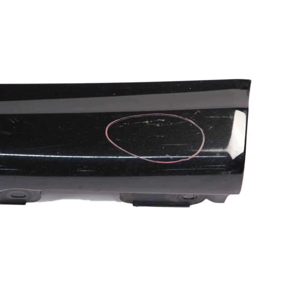 Mercedes CL203 Side Skirt Cover Sill Trim Panel Left N/S Schwarz Black - 040 - SKU A2036980554-SCH - Part number A2036980554