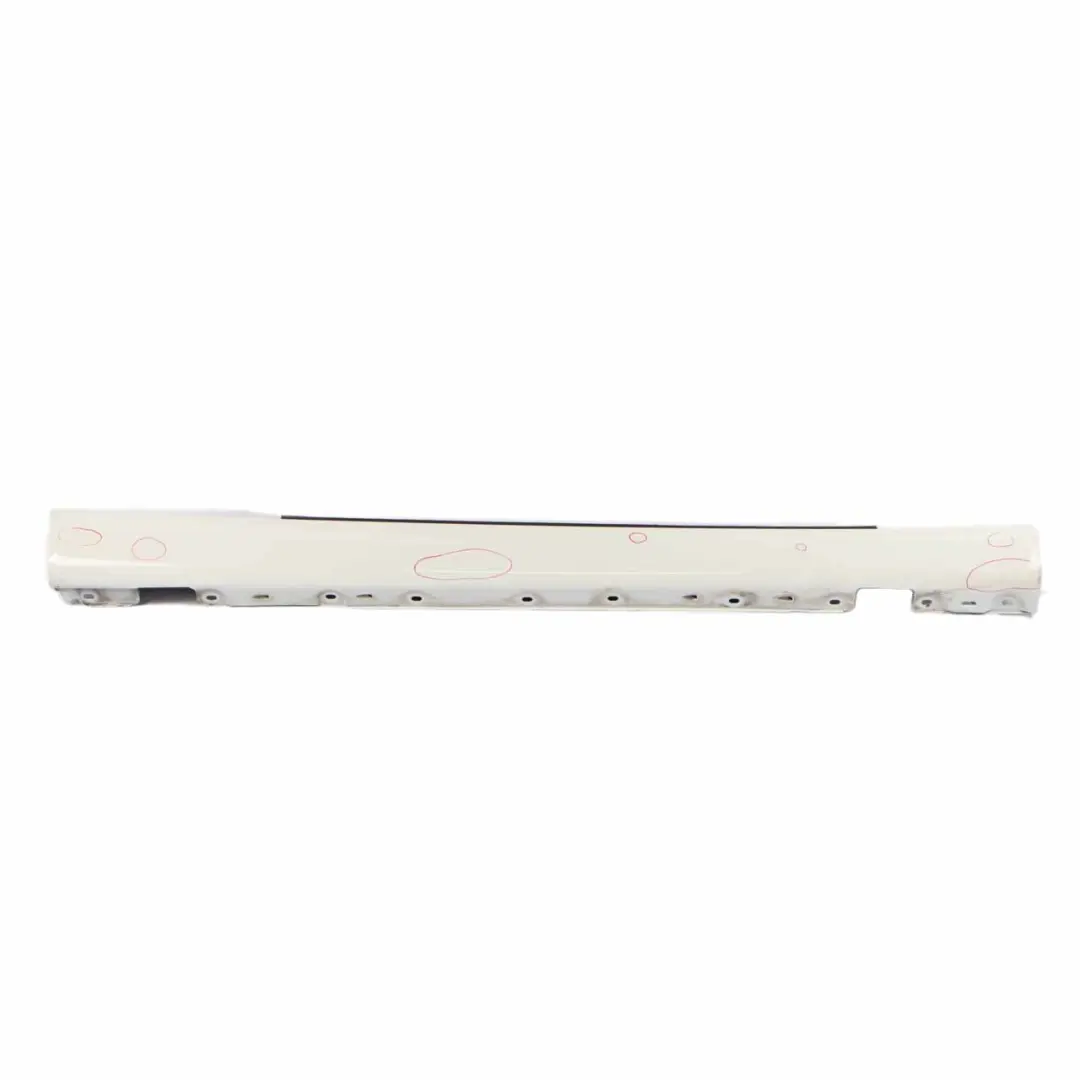 Mercedes CL203 Side Skirt Cover Sill Trim Panel Right O/S Calcite White - 650 - SKU A2036980654-CW - Part number A2036980654