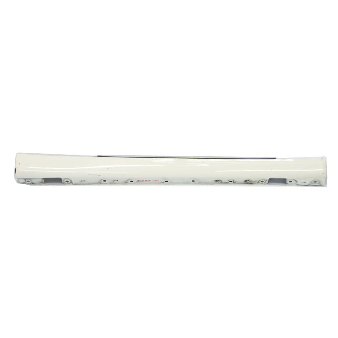 Mercedes CL203 Side Skirt Cover Sill Trim Panel Right O/S Calcite White - 650 - SKU A2036980654-CW1 - Part number A2036980654