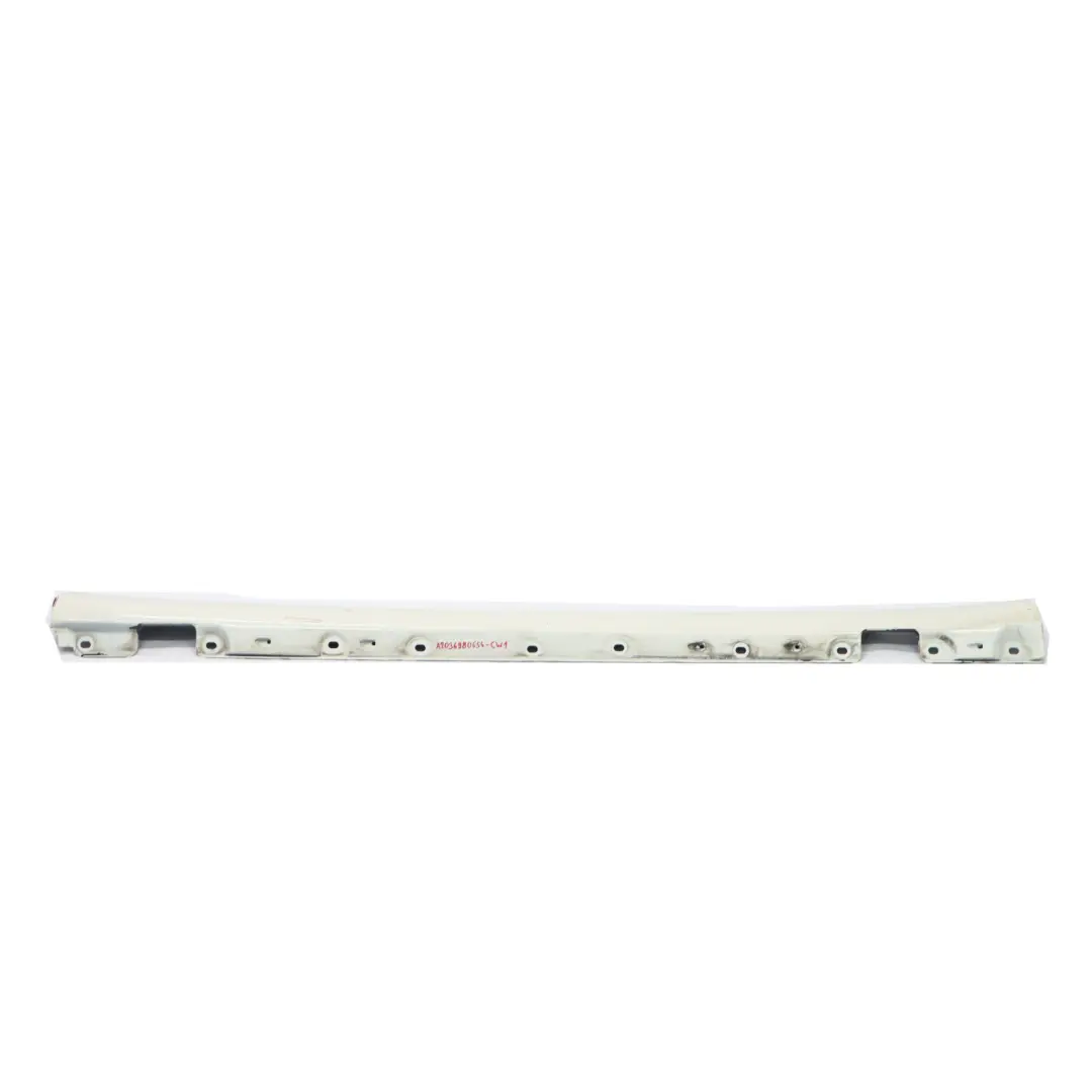 Mercedes CL203 Side Skirt Cover Sill Trim Panel Right O/S Calcite White - 650 - SKU A2036980654-CW1 - Part number A2036980654