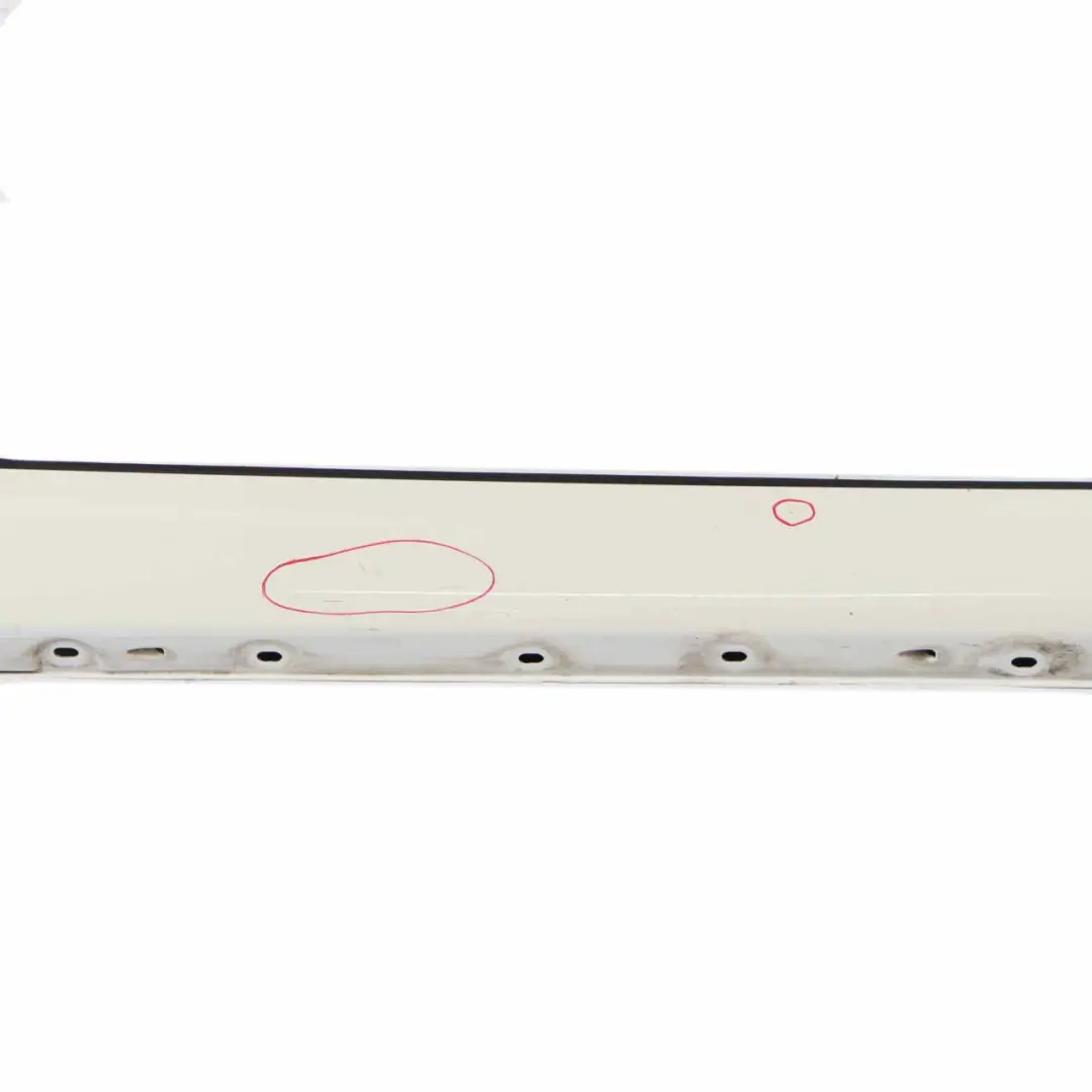 Side Skirt Cover Sill Trim Panel Right O/S Calcite White - 650 to Mercedes CL203 with Part number A2036980654 Mercedes CL203 Side Skirt Cover Sill Trim Panel Right O/S Calcite White - 650 - SKU A2036980654-CW - Part number A2036980654