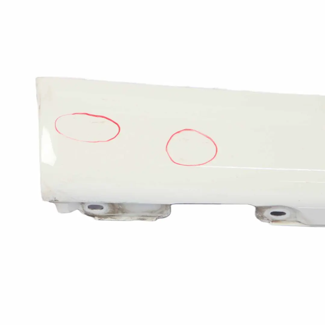 Mercedes CL203 Side Skirt Cover Sill Trim Panel Right O/S Calcite White - 650 - SKU A2036980654-CW - Part number A2036980654
