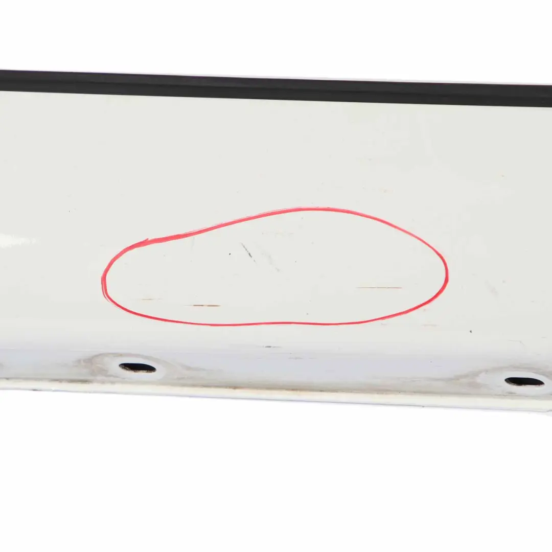 Mercedes CL203 Side Skirt Cover Sill Trim Panel Right O/S Calcite White - 650 - SKU A2036980654-CW - Part number A2036980654