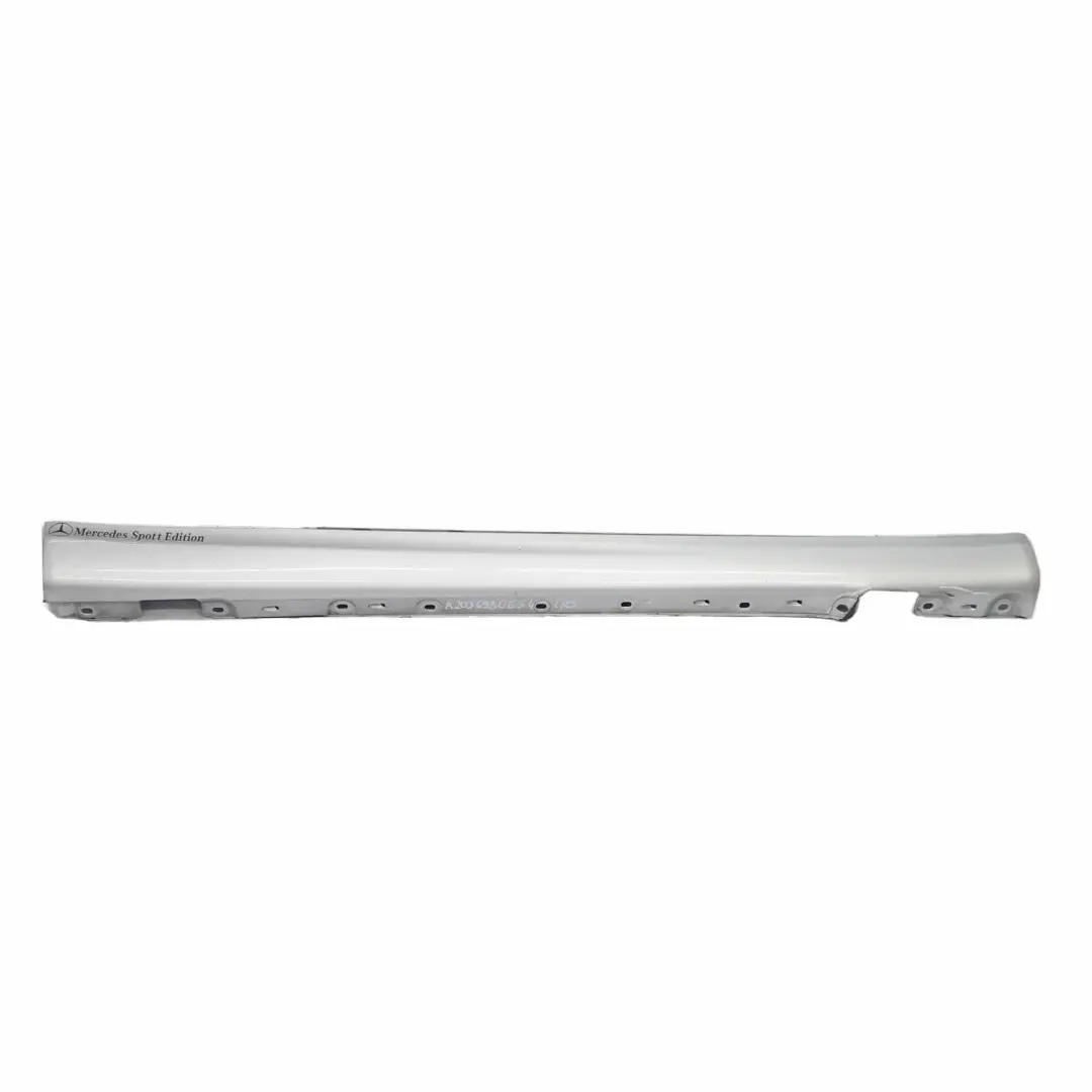 Mercedes CL203 Pannello soglia laterale della gonna destra Iridium Silver - 775 - SKU A2036980654-IRS - Numero di parte A2036980654
