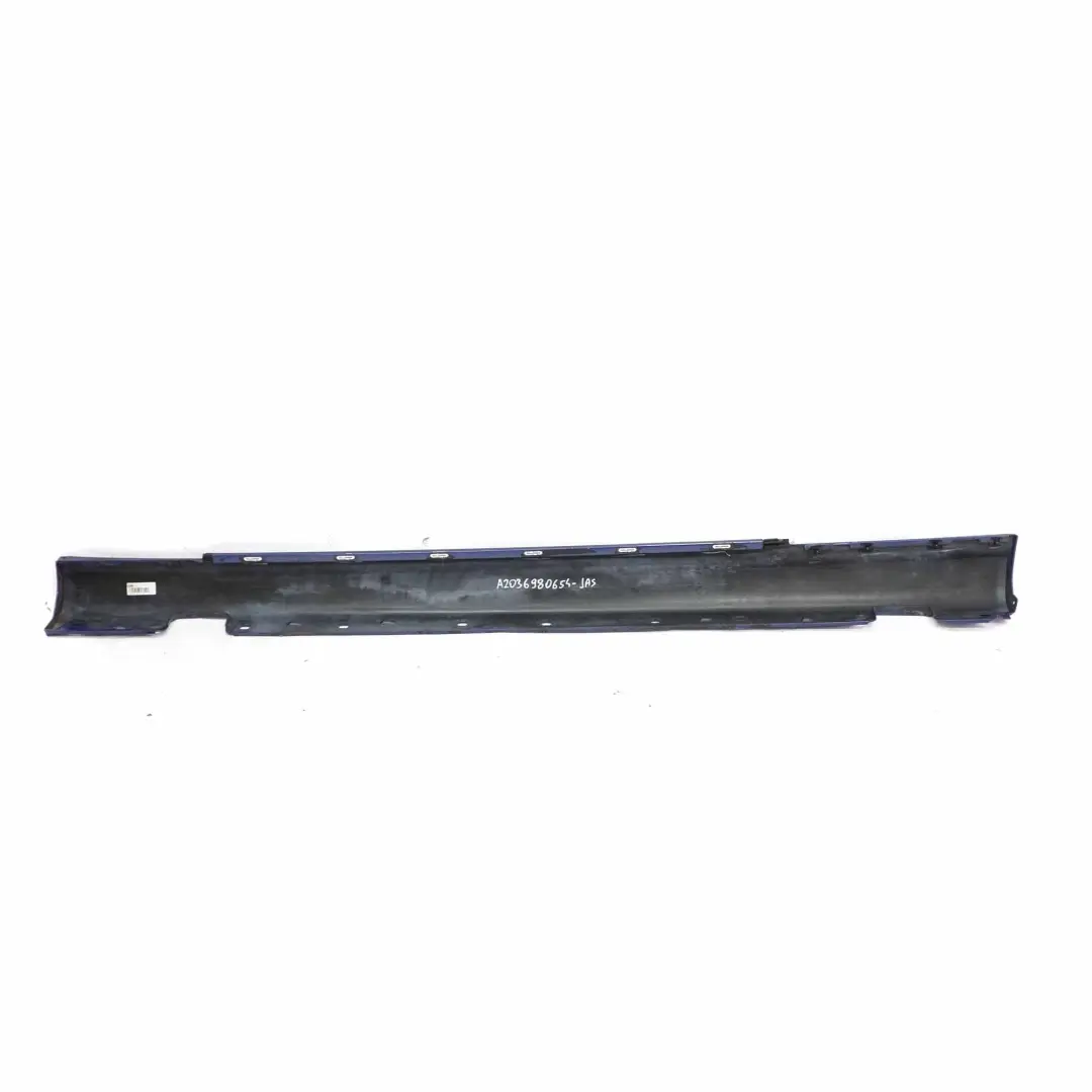 Mercedes CL203 Cache jupe latérale Panneau de garniture droite Jaspis Blue - 345 - SKU A2036980654-JAS - Numéro de pièce A2036980654