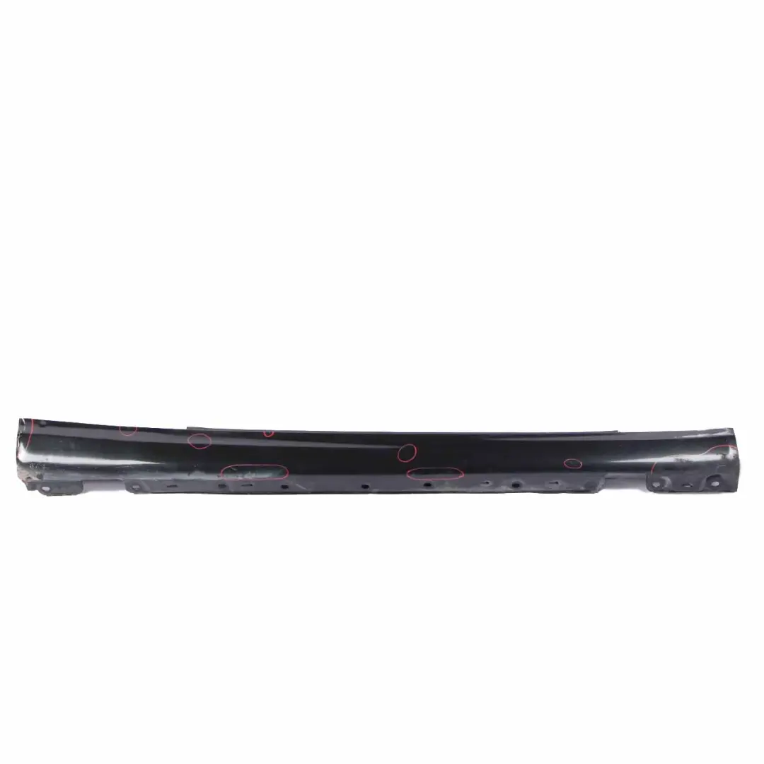 Mercedes CL203 Side Skirt Cover Sill Trim Panel Right O/S Obsidian Black - 197 - SKU A2036980654-OB1 - Part number A2036980654