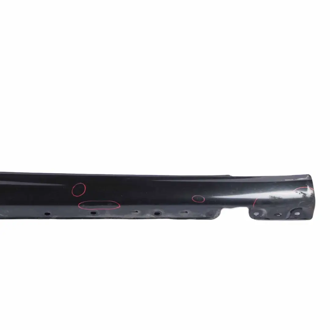 Side Skirt Cover Sill Trim Panel Right O/S Obsidian Black - 197 to Mercedes CL203 with Part number A2036980654 Mercedes CL203 Side Skirt Cover Sill Trim Panel Right O/S Obsidian Black - 197 - SKU A2036980654-OB1 - Part number A2036980654