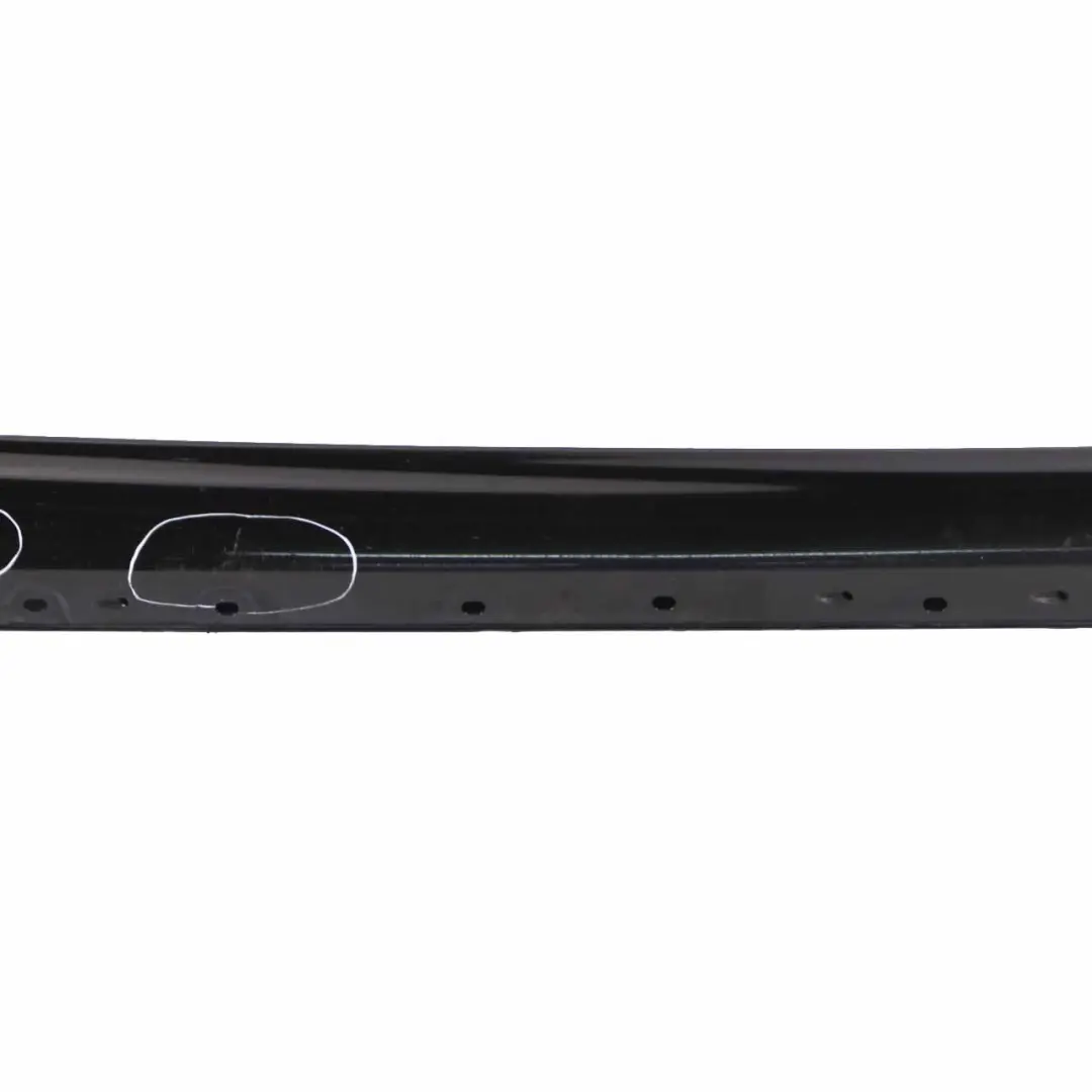 Side Skirt Cover Sill Trim Panel Right O/S Schwarz Black - 040 to Mercedes CL203 with Part number A2036980654 Mercedes CL203 Side Skirt Cover Sill Trim Panel Right O/S Schwarz Black - 040 - SKU A2036980654-SCW - Part number A2036980654