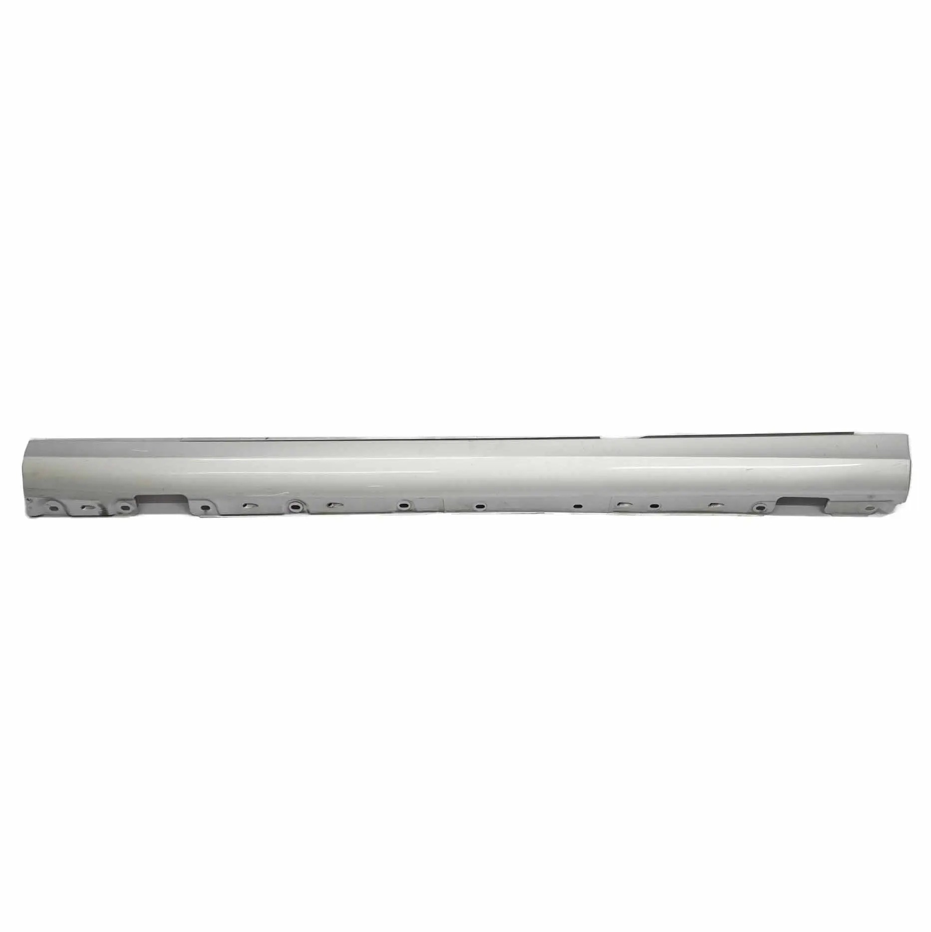 Mercedes W203 Umbral de puerta lateral cubierta izquierda Brilliant Silver 744